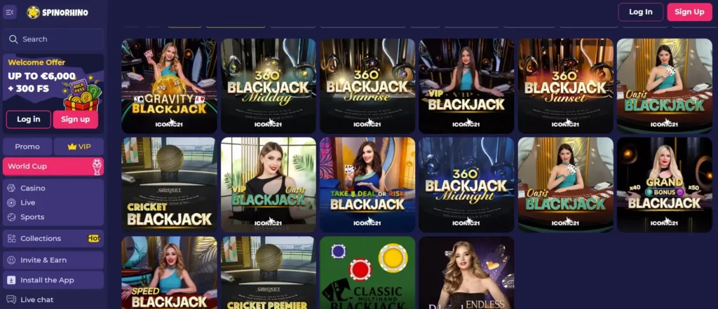 Live Blackjack