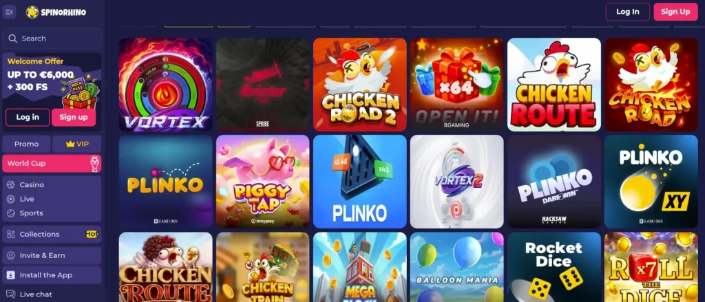 Crash Games en Instant Win-spellen